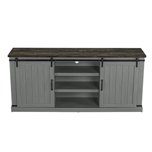 LIVILAND 68 in. TV Stand Media Console for TV up to 70 in. - Gray