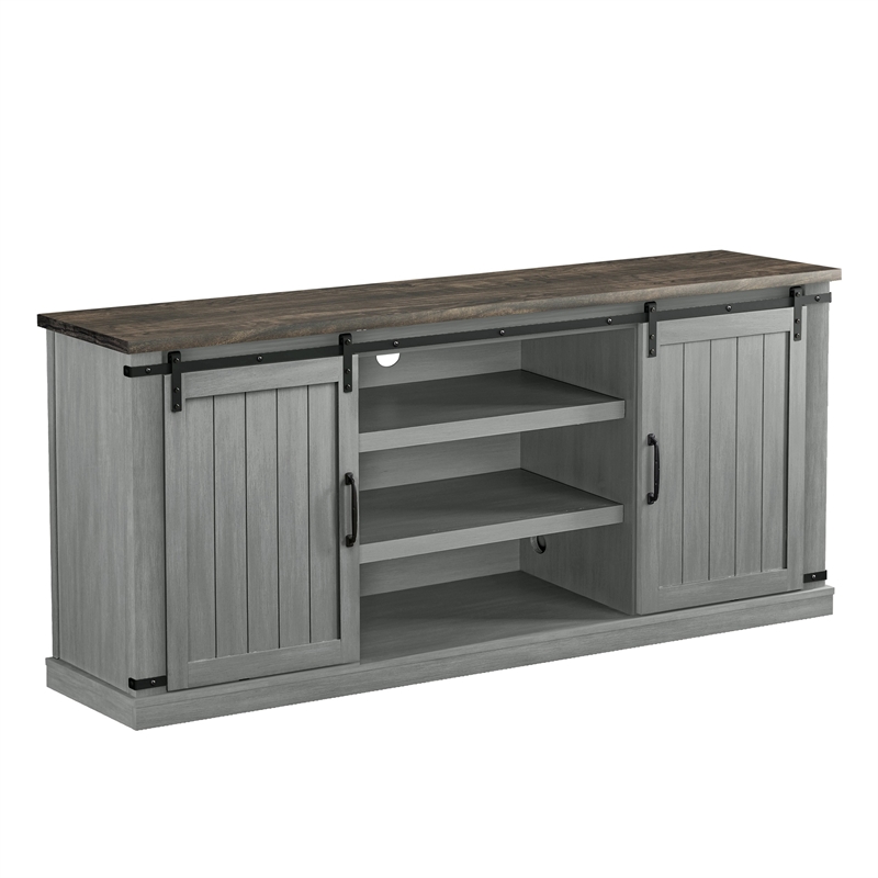 LIVILAND 68 in. TV Stand Media Console for TV up to 70 in. - Gray