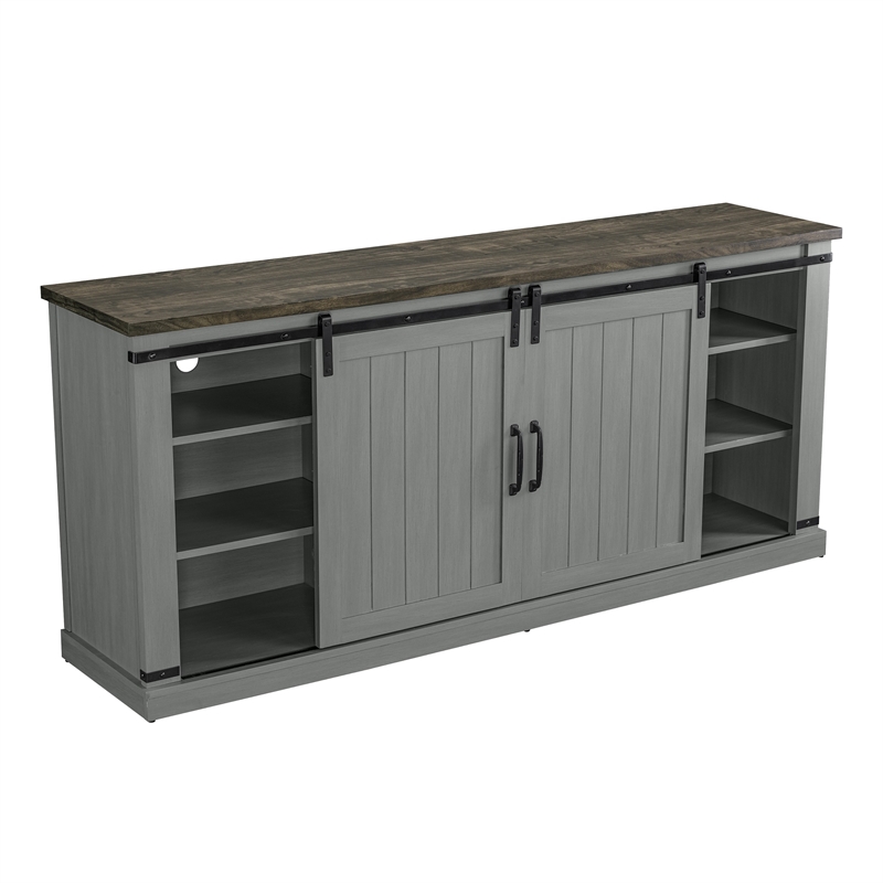 LIVILAND 68 in. TV Stand Media Console for TV up to 70 in. - Gray