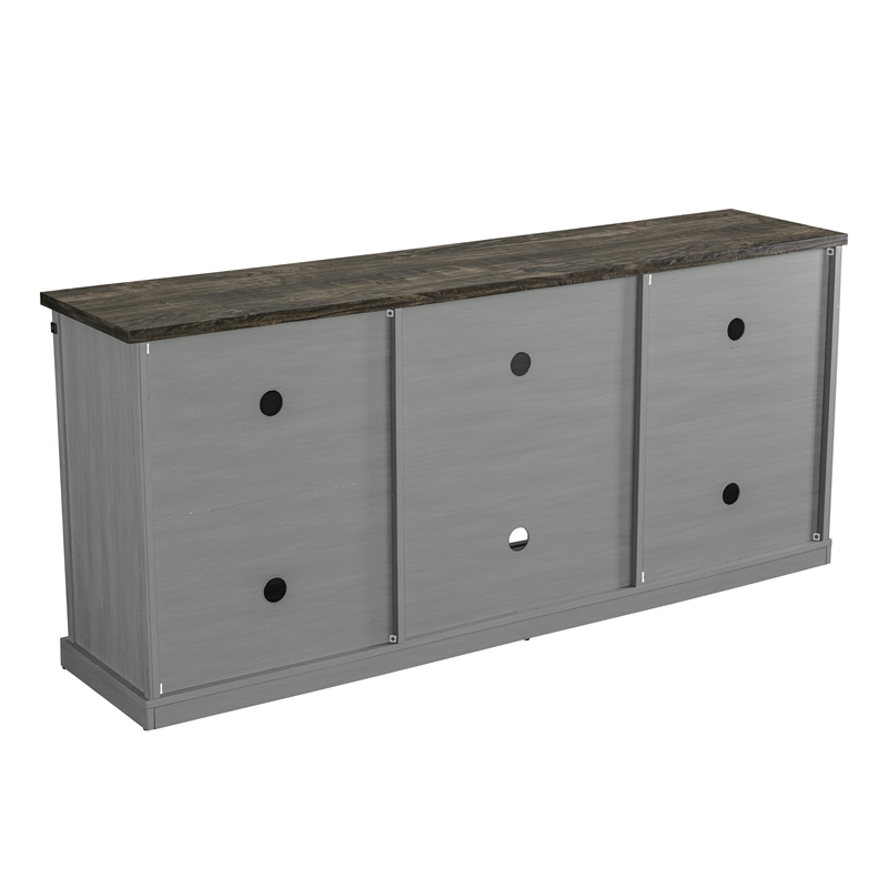 LIVILAND 68 in. TV Stand Media Console for TV up to 70 in. - Gray