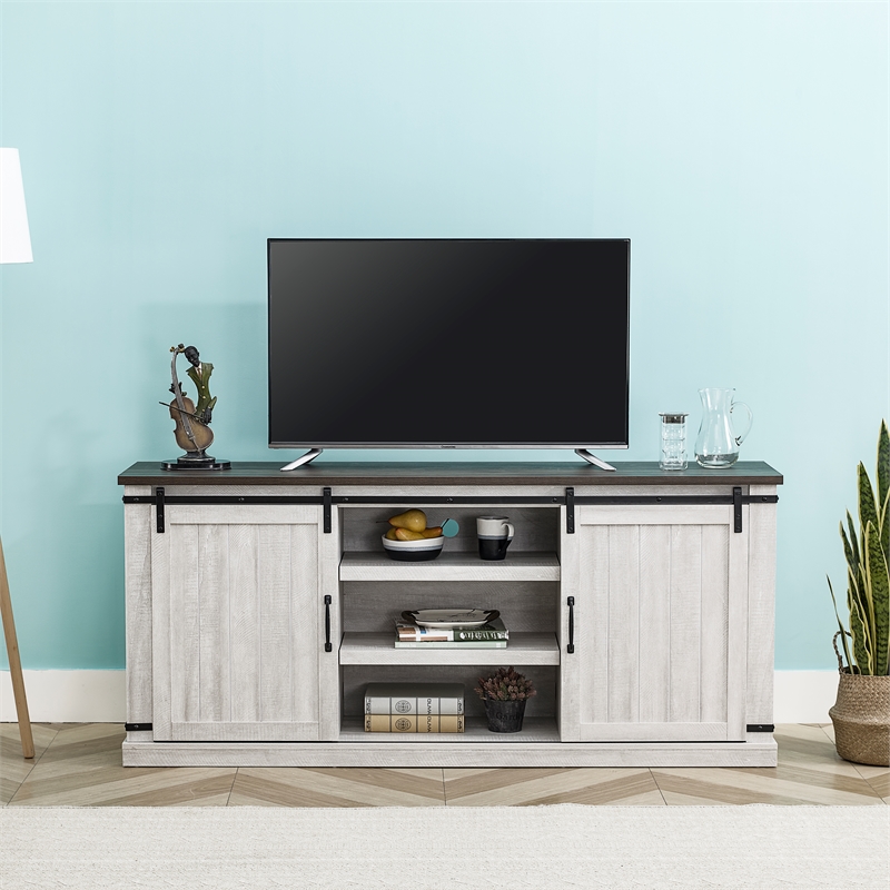 LIVILAND 68 in. TV Stand Media Console for TV up to 70