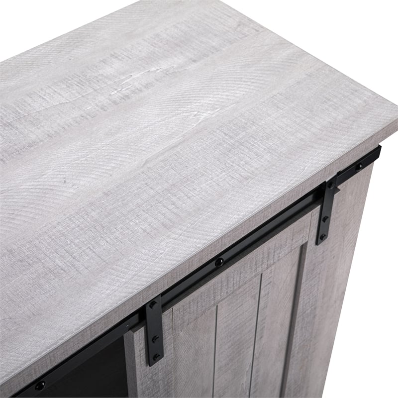 LIVILAND 32 in. TV Stand Media Console for TV up to 40 in. - Off White