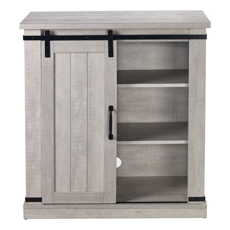 LIVILAND 32 in. TV Stand Media Console for TV up to 40 in. - Off White