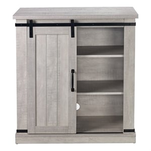 LIVILAND 32 in. TV Stand Media Console for TV up to 40 in. - Off White