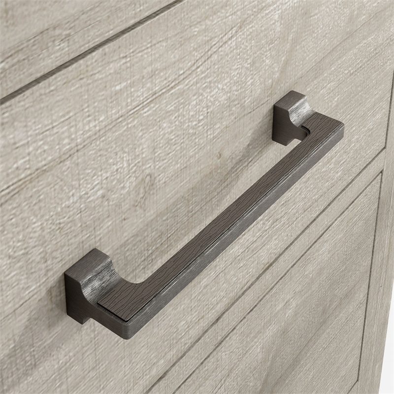 LIVILAND 64 in. Wide Wood 9-Drawer Double Dresser - Beige