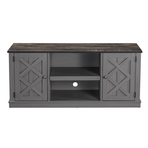 LIVILAND 54&quot TV Stand Media Console For TVs Upto 60&quot in Gray