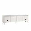 LIVILAND Engineered Wood & Marble TV Stands For TVs Upto 75