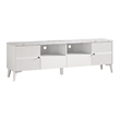 LIVILAND Engineered Wood & Marble TV Stands For TVs Upto 75
