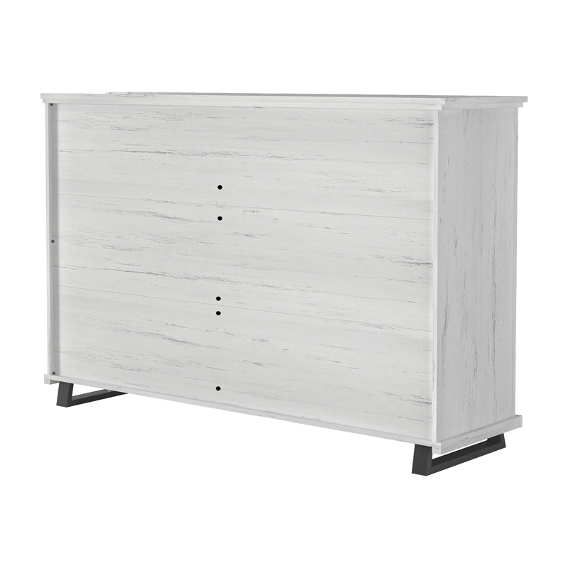 LIVILAND 9-Drawers Bedroom Dresser in Antique White