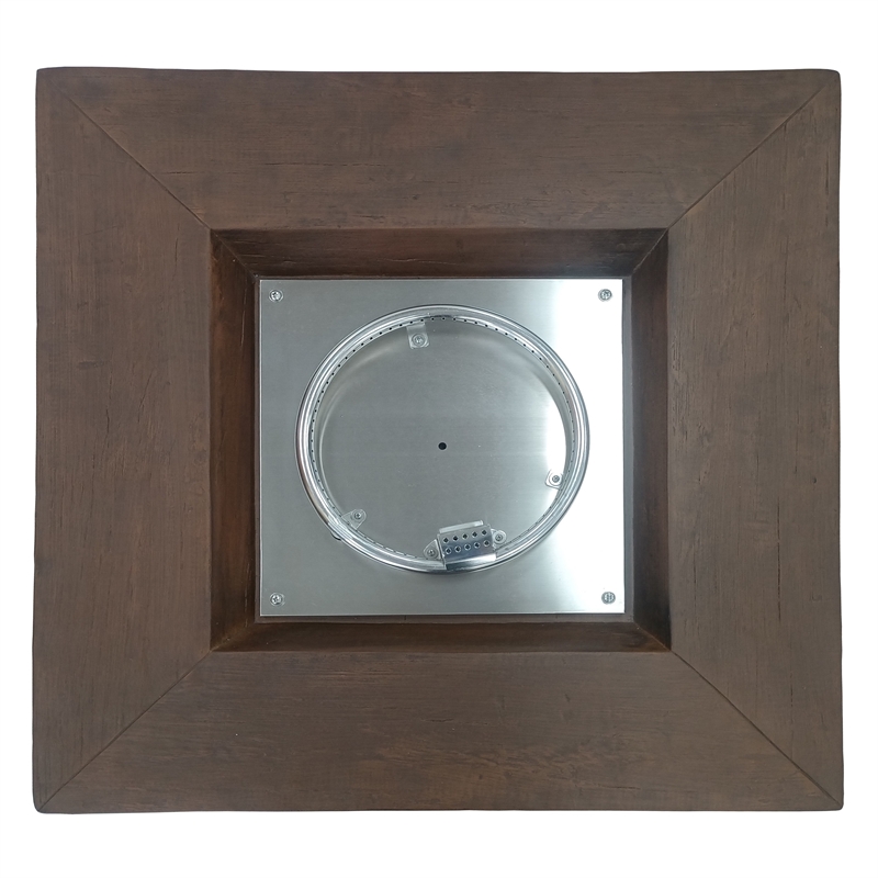 LIVILAND Smokeless Propane Gas Fire Pit - Fireplace for Outdoor - Brown