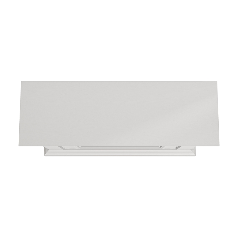 36-Inch Electric Fireplace with Mantel & Wood Finish -White