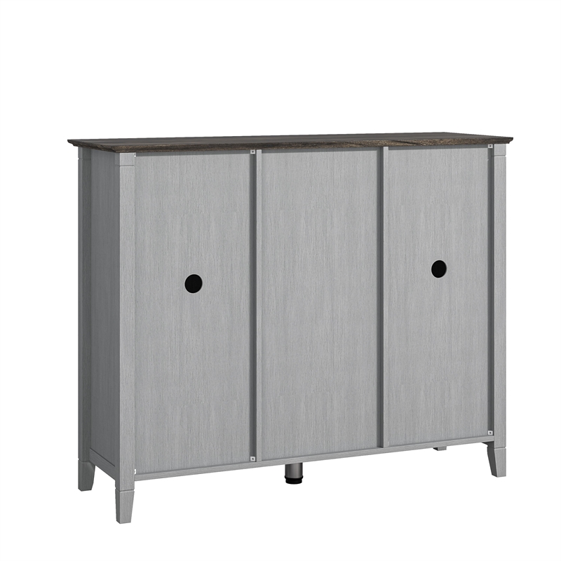 Elegant Wine Cabinet with Built-in wine rack - Grey