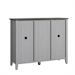 Elegant Wine Cabinet with Built-in wine rack - Grey