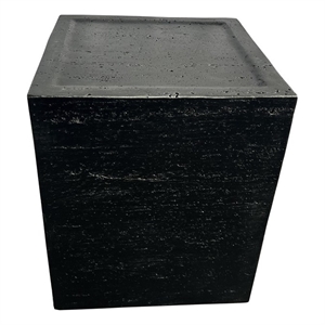 LIVILAND 14.2&quot Indoor/Outdoor Accent Table - Black