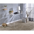 Fox Hill Trading Pure Decor Contemporary Lucite and Acrylic Desk in Clear