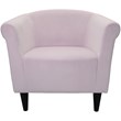 Fox Hill Trading Marlee Traditional Fabric Club Chair in Light Pink