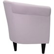 Fox Hill Trading Marlee Traditional Fabric Club Chair in Light Pink
