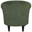 Fox Hill Trading Marlee Traditional Fabric Club Chair in Green
