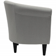 Fox Hill Trading Marlee Traditional Fabric & EPS Club Chair in Gray