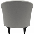 Fox Hill Trading Marlee Traditional Fabric & EPS Club Chair in Gray