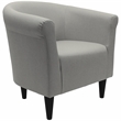 Fox Hill Trading Marlee Traditional Fabric & EPS Club Chair in Gray