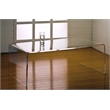 Fox Hill Trading Pure Decor Lucite and Acrylic  Coffee Table in Clear