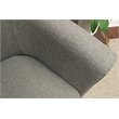 Fox Hill Trading Marlee Traditional Fabric & EPS Club Chair in Gray