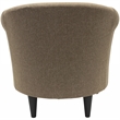 Fox Hill Trading Marlee Traditional Fabric & EPS Club Chair in Brown