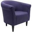 Fox Hill Trading Marlee Traditional Fabric & EPS Club Chair in Purple