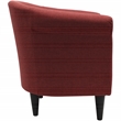 Fox Hill Trading Marlee Traditional Fabric & EPS Club Chair in Red