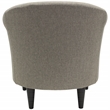 Fox Hill Trading Marlee Traditional Fabric & EPS Club Chair in Taupe Brown