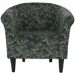 Fox Hill Trading Marlee Traditional Fabric & EPS Club Chair in Blue