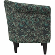 Fox Hill Trading Marlee Traditional Fabric & EPS Club Chair in Blue