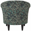 Fox Hill Trading Marlee Traditional Fabric & EPS Club Chair in Blue