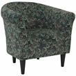 Fox Hill Trading Marlee Traditional Fabric & EPS Club Chair in Blue