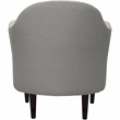 Fox Hill Trading Big Max Julian Mid-Century Fabric and EPS Arm Chair in Cream
