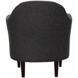 Fox Hill Trading Big Max Julian Mid-Century Fabric and EPS Arm Chair Gray