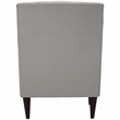 Fox Hill Trading Emma Traditional Fabric Arm Chair in Oatmeal Cream