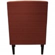 Fox Hill Trading Emma Traditional Fabric Arm Chair in Mango Orange