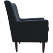 Fox Hill Trading Emma Traditional Fabric Lounge Chair in Midnight Blue