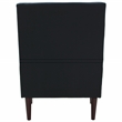 Fox Hill Trading Emma Traditional Fabric Lounge Chair in Midnight Blue