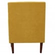 Fox Hill Trading Emma Traditional Fabric and EPS Arm Chair in Yellow