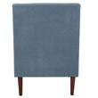 Fox Hill Trading Emma Traditional Fabric and EPS Arm Chair in Light Blue