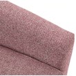 Fox Hill Trading Marissa Traditional Fabric Tufted Swivel Chair in Rose Pink
