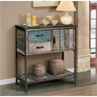 Gallerie Decor Soho Transitional Solid Wood Accent Chest in Blue