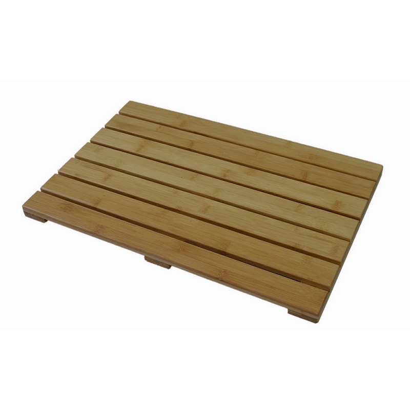 Gallerie Decor Natural Spa Transitional Bamboo Bath Mat in Natural