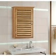 Gallerie Decor Natural Spa Transitional Bamboo Wall Cabinet in Natural