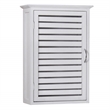 Gallerie Decor Natural Spa Transitional Bamboo Wall Cabinet in White