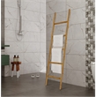 Gallerie Decor Natural Spa Transitional Bamboo Towel Ladder in Natural