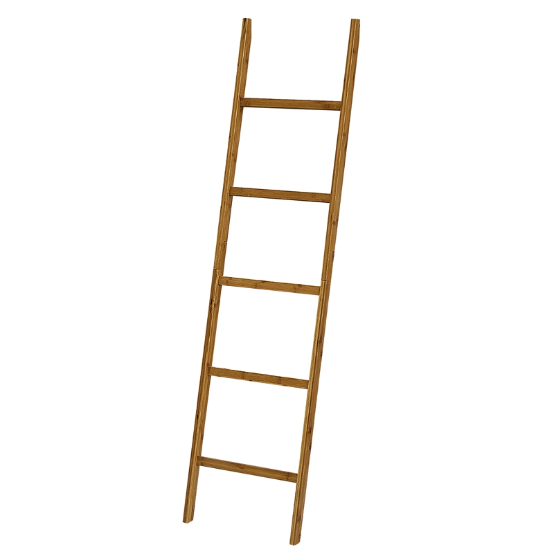Gallerie Decor Natural Spa Transitional Bamboo Towel Ladder in Natural